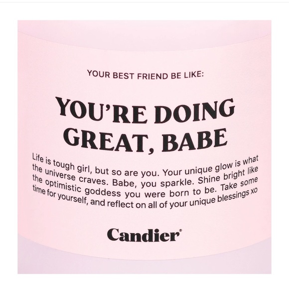 NWT Ryan porter You’re Doing Great Babe Candle - Picture 2 of 6